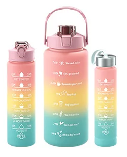 Hydration Kit – 3 Bottles Set (300 ml + 800 ml + 2000 ml)