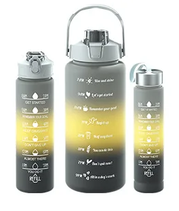 Hydration Kit – 3 Bottles Set (300 ml + 800 ml + 2000 ml)